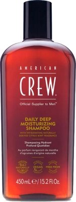 Шампунь для волос American Crew Daily Moisturizing Shampoo для ежедневного ухода от компании Бесплатная доставка по Беларуси - фото 1