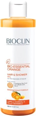 Шампунь для волос Bioclin Bio-Essential Orange Гель для мытья волос и тела от компании Бесплатная доставка по Беларуси - фото 1