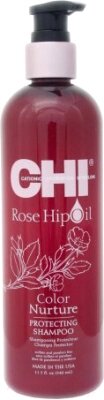 Шампунь для волос CHI Rose Hip Oil Shampoo для окрашенных волос от компании Бесплатная доставка по Беларуси - фото 1