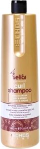 Шампунь для волос Echos Line Seliar Curl для вьющихся волос мед и масло аргании