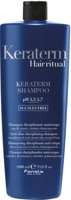 Шампунь для волос Fanola Keraterm Hair Ritual д/выпрямленных и химически поврежден. волос от компании Бесплатная доставка по Беларуси - фото 1
