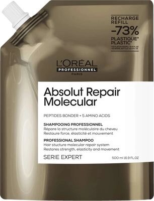 Шампунь для волос L'Oreal Professionnel Absolut Repair Molecular Для восстановления волос Рефил от компании Бесплатная доставка по Беларуси - фото 1