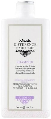 Шампунь для волос Nook Difference Hair Care Leniderm Delicate Soothing Shampoo от компании Бесплатная доставка по Беларуси - фото 1