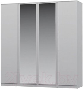 Шкаф НК Мебель Stern 4-х дверный с зеркалом / 72676507