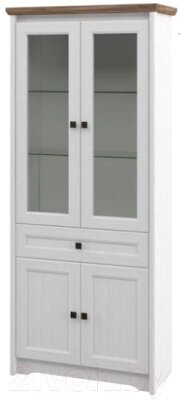 Шкаф с витриной Мебель-Неман Тиволи МН-035-08 от компании Бесплатная доставка по Беларуси - фото 1