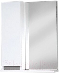 Шкаф с зеркалом для ванной Акваль Афина 55 / АФИНА. 04.55.00. L