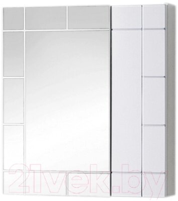 Шкаф с зеркалом для ванной Акваль Анна 60 / АННА. 04.60.00. N от компании Бесплатная доставка по Беларуси - фото 1