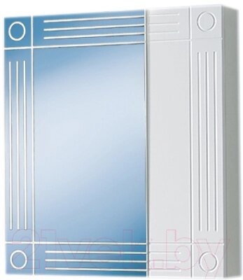 Шкаф с зеркалом для ванной Акваль Оливия 60 / EO. 04.60.00. N от компании Бесплатная доставка по Беларуси - фото 1