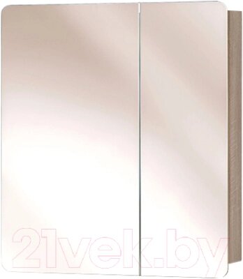 Шкаф с зеркалом для ванной Акваль Сеул / СЕУЛ. 04.65.10. N от компании Бесплатная доставка по Беларуси - фото 1