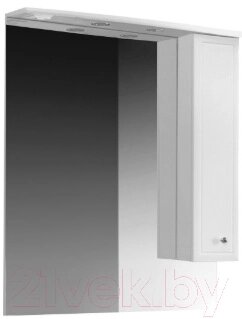 Шкаф с зеркалом для ванной Belux Адажио В80Ш от компании Бесплатная доставка по Беларуси - фото 1