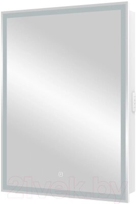 Шкаф с зеркалом для ванной Континент Allure Led 55х80 L от компании Бесплатная доставка по Беларуси - фото 1
