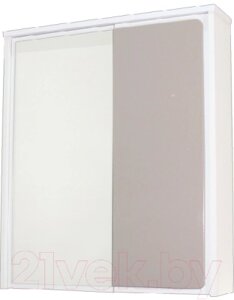 Шкаф с зеркалом для ванной СанитаМебель Этна 17.650