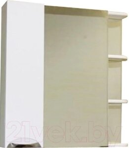 Шкаф с зеркалом для ванной СанитаМебель Камелия-12.80 Д3