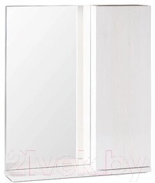 Шкаф с зеркалом для ванной СанитаМебель Ларч 11.600