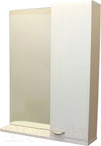 Шкаф с зеркалом для ванной СанитаМебель Лотос 101.600