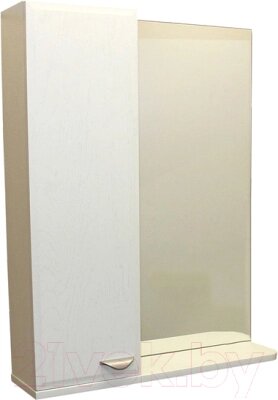 Шкаф с зеркалом для ванной СанитаМебель Лотос 101.600 от компании Бесплатная доставка по Беларуси - фото 1