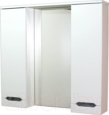 Шкаф с зеркалом для ванной СанитаМебель Сизаль 14.800 от компании Бесплатная доставка по Беларуси - фото 1