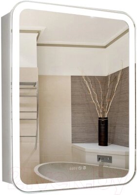 Шкаф с зеркалом для ванной Silver Mirrors Фиджи 50 / LED-00002361 от компании Бесплатная доставка по Беларуси - фото 1