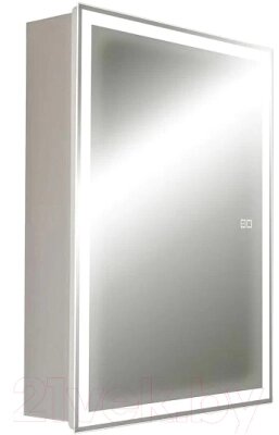 Шкаф с зеркалом для ванной Silver Mirrors Киото-2 50 L / LED-00002680 от компании Бесплатная доставка по Беларуси - фото 1