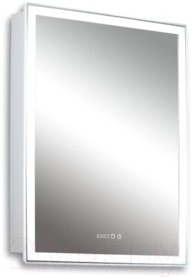 Шкаф с зеркалом для ванной Silver Mirrors Киото 50 / LED-00002356 от компании Бесплатная доставка по Беларуси - фото 1