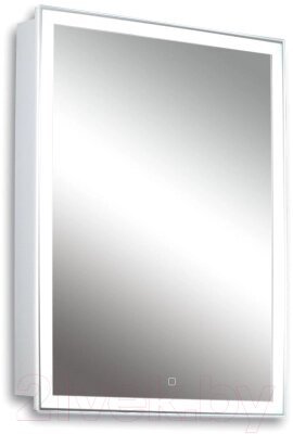 Шкаф с зеркалом для ванной Silver Mirrors Киото 50 / LED-00002357 от компании Бесплатная доставка по Беларуси - фото 1