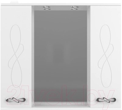 Шкаф с зеркалом для ванной Style Line Венеция 90см от компании Бесплатная доставка по Беларуси - фото 1