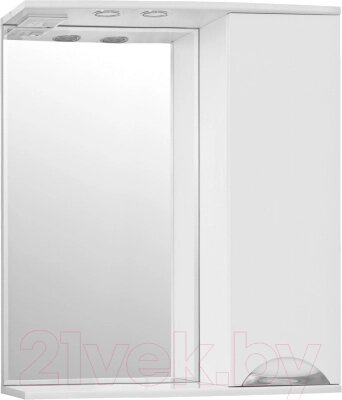 Шкаф с зеркалом для ванной Style Line Жасмин 70 от компании Бесплатная доставка по Беларуси - фото 1