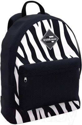 Школьный рюкзак Erich Krause EasyLine 17L Black&White Zebra / 60338 от компании Бесплатная доставка по Беларуси - фото 1