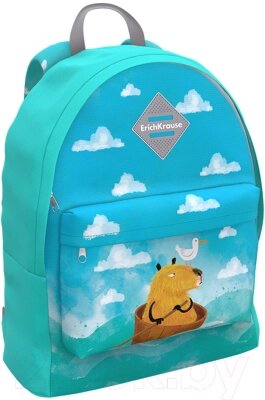 Школьный рюкзак Erich Krause EasyLine 17L Capybara Travel / 60133 от компании Бесплатная доставка по Беларуси - фото 1