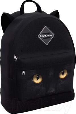 Школьный рюкзак Erich Krause EasyLine Animals 17L Black Cat / 57280 от компании Бесплатная доставка по Беларуси - фото 1