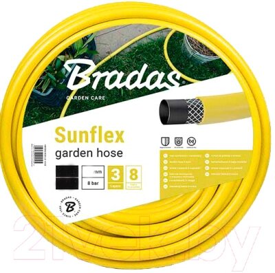 Шланг поливочный Bradas Sunflex 5/8 / WMS5/820 от компании Бесплатная доставка по Беларуси - фото 1