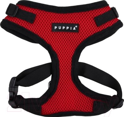 Шлея-жилетка для животных Puppia Ritefit Harness / PAJA-AC617-RD-M от компании Бесплатная доставка по Беларуси - фото 1