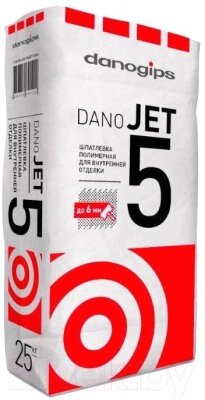 Шпатлевка Danogips Dano Jet 5 от компании Бесплатная доставка по Беларуси - фото 1