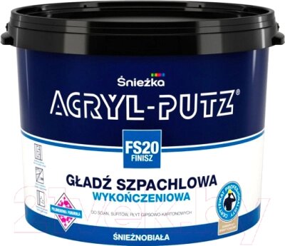 Шпатлевка готовая Sniezka Acryl Putz FS20 Finish от компании Бесплатная доставка по Беларуси - фото 1