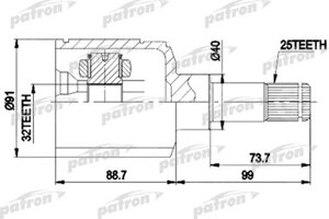 Шрус patron PCV1514