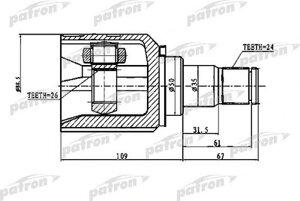 Шрус patron PCV1777