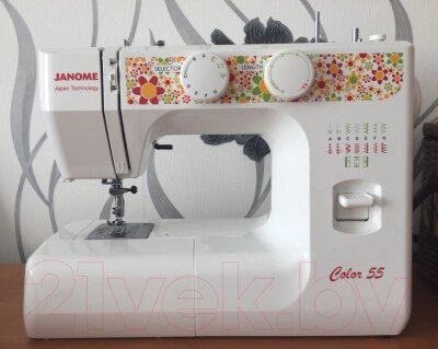 Швейная машина Janome Color 55 от компании Бесплатная доставка по Беларуси - фото 1