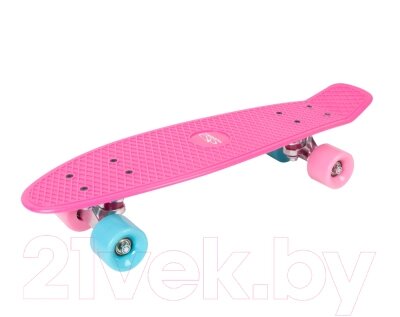 Скейтборд Hudora Retro Skate Wonders 12152 Rosa от компании Бесплатная доставка по Беларуси - фото 1