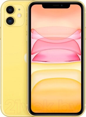 Смартфон Apple iPhone 11 64GB / 2CMWLW2 восстановленный Breezy Грейд C (желтый) от компании Бесплатная доставка по Беларуси - фото 1