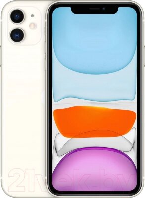 Смартфон Apple iPhone 11 64GB/2QMWLU2 восстановленный Breezy Грейд A+(Q)(белый) от компании Бесплатная доставка по Беларуси - фото 1
