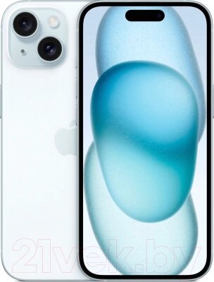 Смартфон Apple iPhone 15 128GB A3090 / A3089 (синий) от компании Бесплатная доставка по Беларуси - фото 1