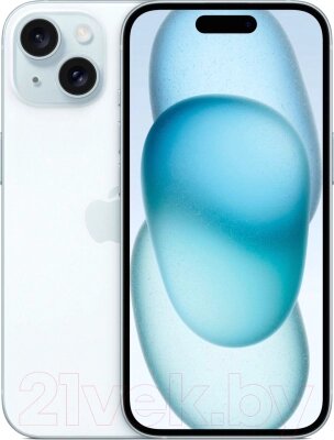 Смартфон Apple iPhone 15 256GB Dual Sim / A3092 (синий)