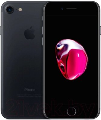 Смартфон Apple iPhone 7 128GB / 2CMN922 восстановленный Breezy Грейд C (черный) от компании Бесплатная доставка по Беларуси - фото 1