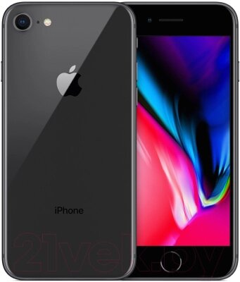 Смартфон Apple iPhone 8 64GB A1905 / 2BMQ6G2 восстановленный Breezy Грейд B от компании Бесплатная доставка по Беларуси - фото 1