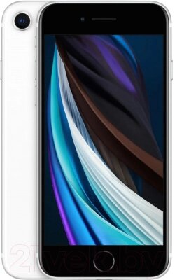 Смартфон Apple iPhone SE2 128GB /2BMXD12 восстановленный Breezy Грейд B (белый) от компании Бесплатная доставка по Беларуси - фото 1