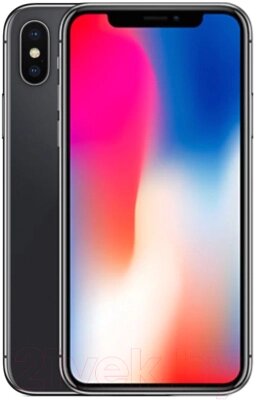 Смартфон Apple iPhone X 64GB / 2BMQAC2 восстановленный Breezy Грейд B от компании Бесплатная доставка по Беларуси - фото 1