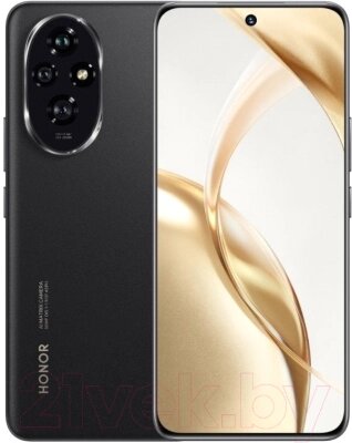 Смартфон Honor 200 12GB/512GB / 5109BFKG (черный) от компании Бесплатная доставка по Беларуси - фото 1