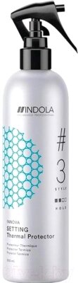 Спрей для укладки волос Indola Innova №3 Setting Thermal Protector от компании Бесплатная доставка по Беларуси - фото 1