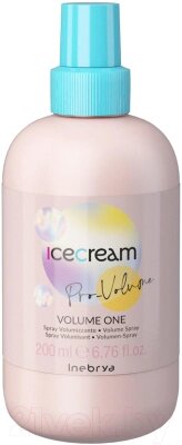 Спрей для волос Inebrya Icecream Pro-Volume Для объема тонких и ослабленных волос от компании Бесплатная доставка по Беларуси - фото 1
