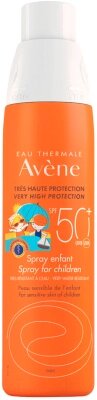 Спрей солнцезащитный Avene SPF50+ для детей от компании Бесплатная доставка по Беларуси - фото 1